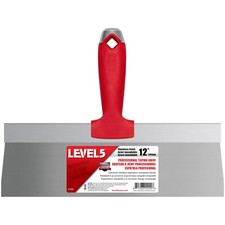 LEVEL5 12" Drywall Taping Knife - Stainless Steel, Composite Handle  5-512