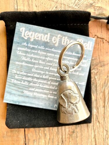Pointer GUARDIAN Bell of Good Luck fortune pet keychain gift hunting dog game  - Picture 1 of 8