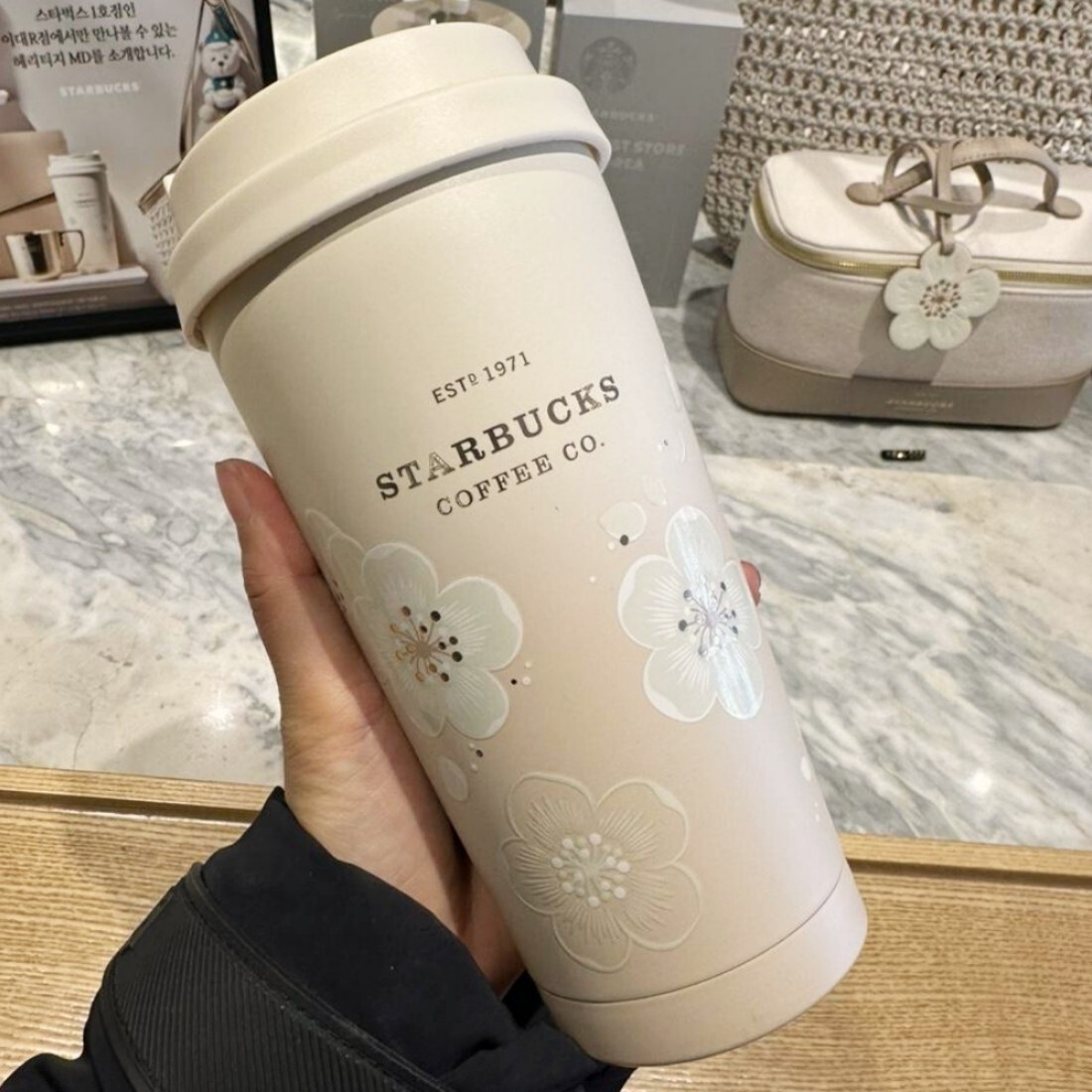 Starbucks Korea 2023 SS 1st Store Elma Tumbler 473ml Limited