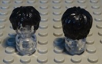 Lego Figur ZubehöR Haar Schwarz FüR Mann Harry Potter