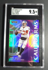 2020 PANINI PLAYOFF CALL TO ARMS PURPLE HOLO #CA-1 TOM BRADY BUCCANEERS SGC 9.5