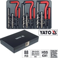 Yato Gewinderschneidersatz YT-1769 Gewinde Reparatur Set Gewindebohrer M6 M8 M10