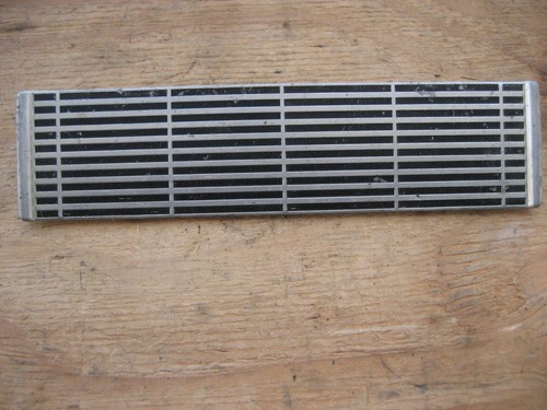 1956 CHEVY RADIO DELETE PLATE DASH INSERT-ALUMINUM TRIM MOLDING