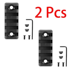 2 Pcs Hunting Rifle 5 slots Aluminum Picatinny Rail for scope red dot sights