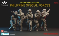 Turnbase Miniatures Modern Philippine Special Forces Zona Alfa Spectre Ops 28mm