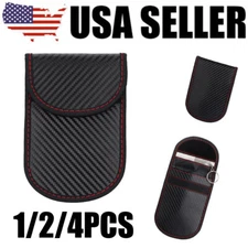 For Car Key Fob Blocker Faraday Bag RFID Signal Blocking Shielding Pouch Wallet