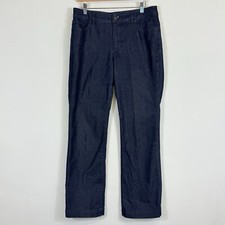 Chico's Platinum Jeans Women's 1 Medium 8 Ultimate Fit Boot Leg Preppy Nautical