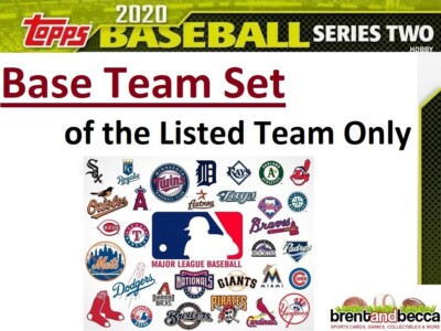 PHILADELPHIA PHILLIES 2020 Topps Series 2 BASE TEAM SET (9 Cards)