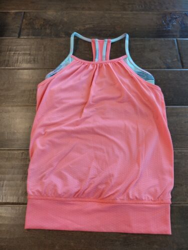 IVIVVA by LULULEMON Girls peach orange Double Dutch tank top, 10 - Picture 1 of 10