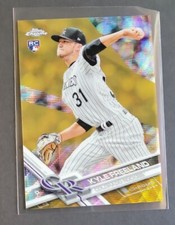 Kyle Freeland 2017 Topps Chrome Gold Wave Refractor RC #22/50 Rookie #59