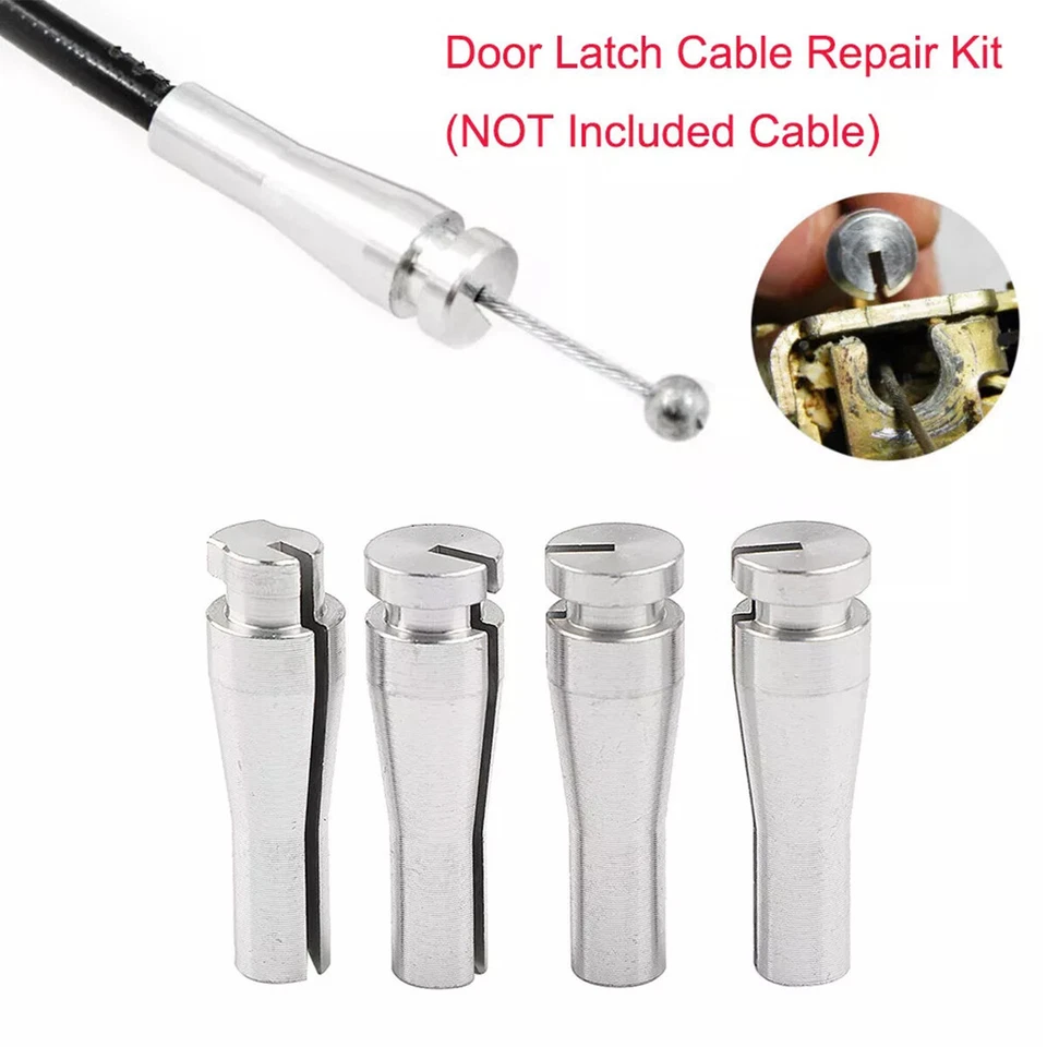 16 piezas Manija de puerta trasera Cierre Cable Reparación Extremos Fijar Puertas Se Adapta a Camioneta Ford Ranger Foto 3 de 4