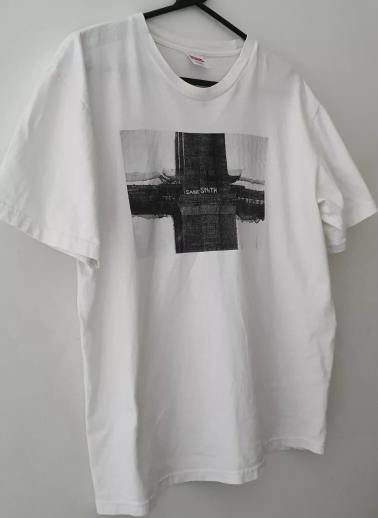 FW19 Supreme Bridge Tee size M medium white T shirt Sane Smith