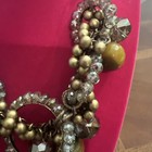 Vintage Beaded Adjustable Necklace Olive Green — photo 4