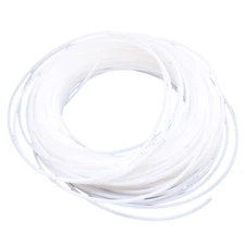 6M 20 Feet Long OD 3mm ID 2mm Polytetrafluoroethylene PTFE Tubing Tube Pipe Hose