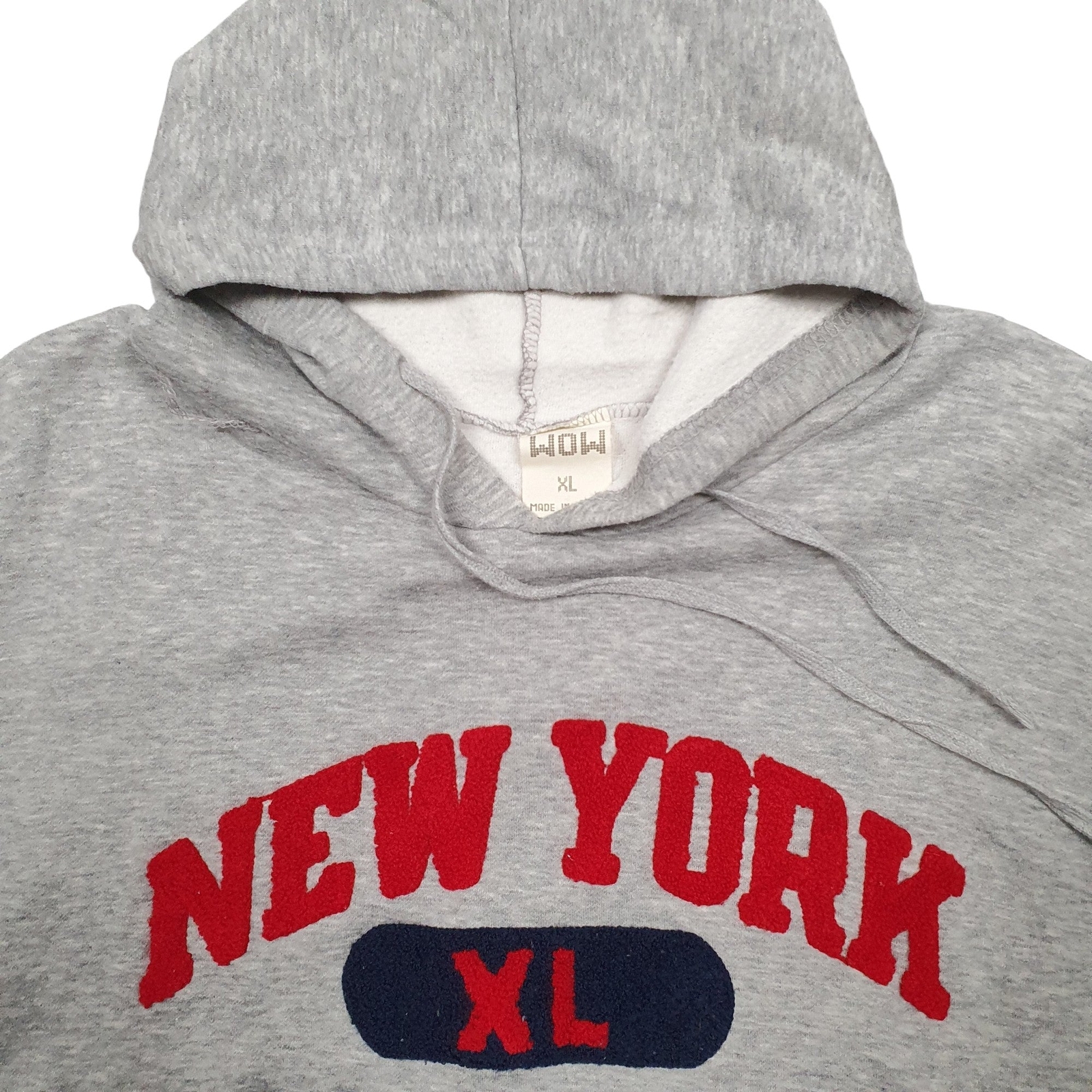 WOW Hoodie New York USA College Jumper Sweatshirt Mens M image 2