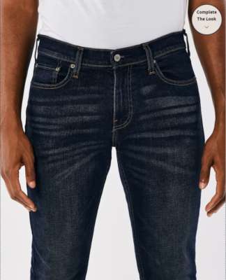 Dark Wash Hollister Epic Flex Super Skinny Jeans Hollister Men's