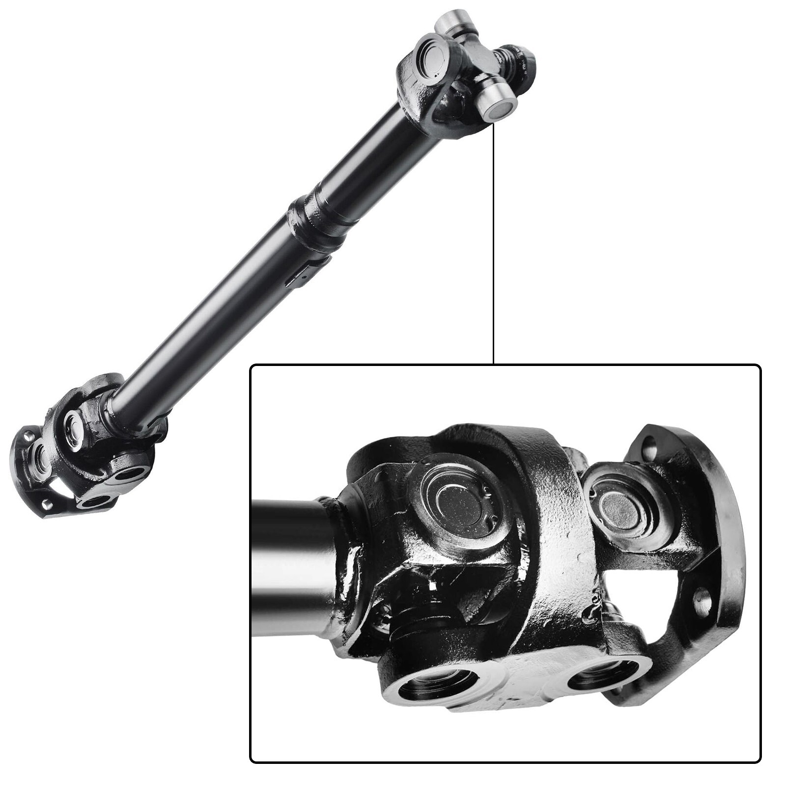 Front Driveshaft Prop Shaft Assembly Fits Chevrolet K30 GMC K3500 1980 ...