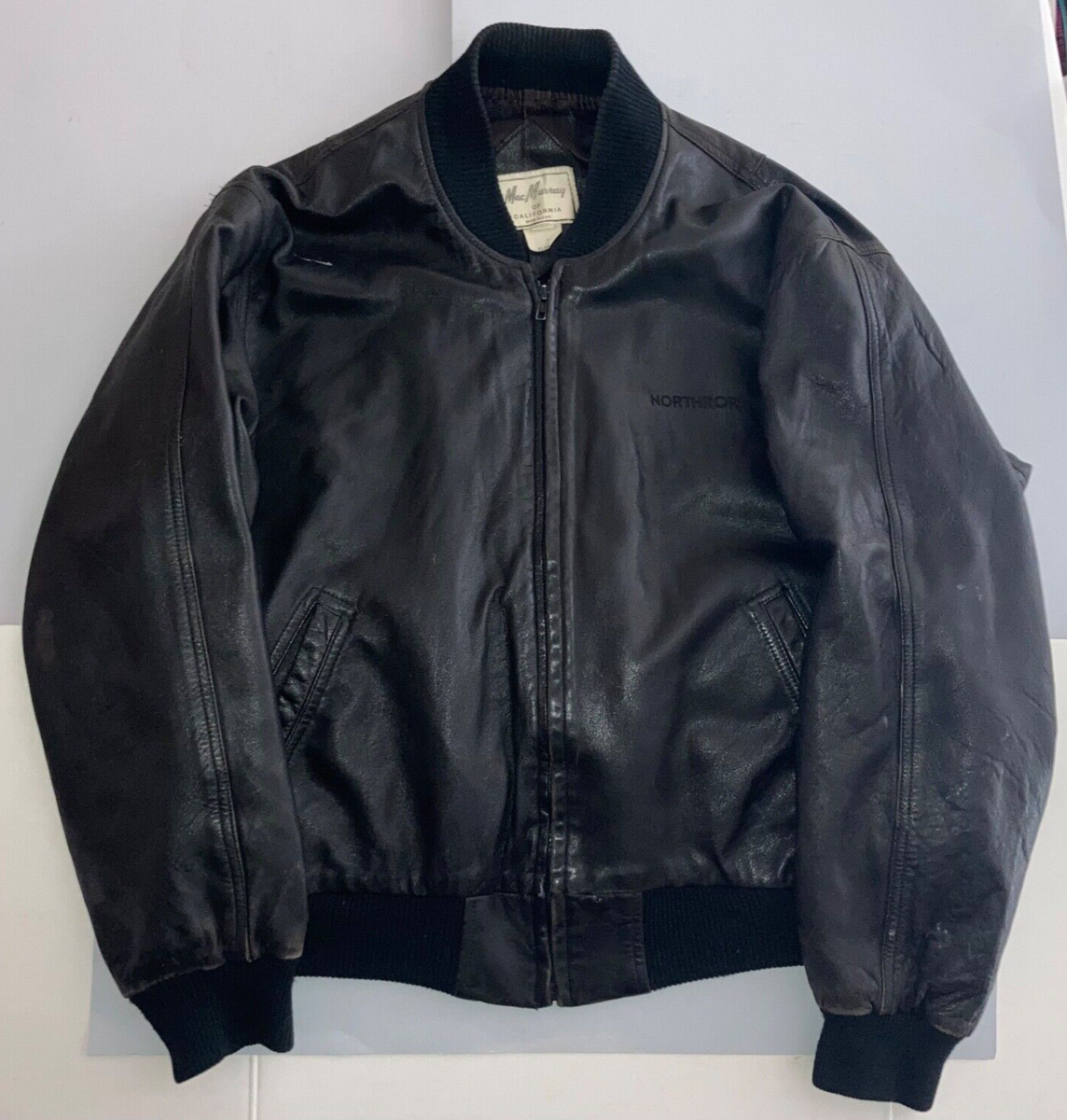 VTG Mac Murray MacMurray of California Northrop Black Leather