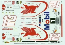 Slixx 1502 #12 Mobil 1 2000-Jeremy Mayfield 1/24 Nascar decal