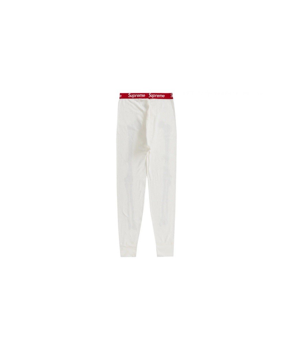 Supreme Hanes Bones Thermal Pants White Size: XXL | eBay