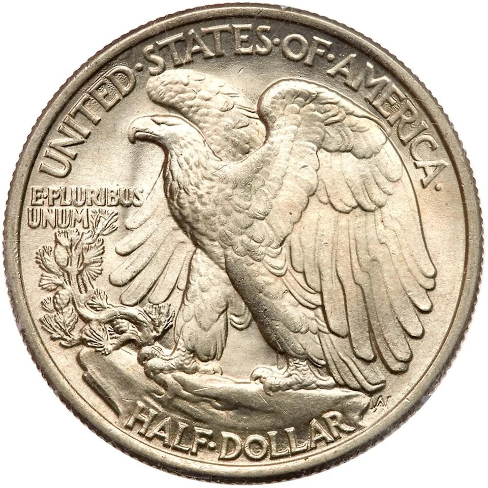 Rattler 1938 Silver 50c Walking Liberty Half-dollar PCGS # 8038829 + Bonus - Image 4 of 4