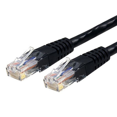 StarTech Cat 6 schwarz geformten RJ45 UTP Patchkabel Cord 2,13 m (7 FT)