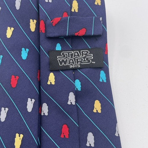 Star Wars R2D2 100% Silk Neck Tie Boys - Picture 4 of 4