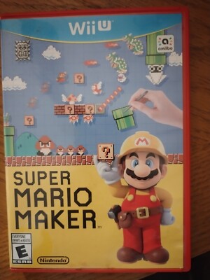 Super Mario Maker (Nintendo Wii U, 2015) Tested - Free Shipping