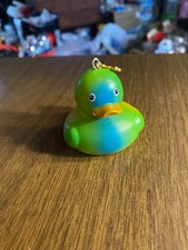 Multicolor Green Gold Pink Rubber Duck Ducky 2026 Christmas Ornament 2"