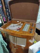 Vintage mid 1950s Decca Model 98 Radiogram Garrard Deck Restoration Project