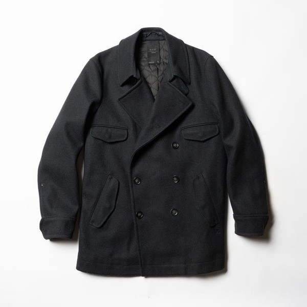 Men G-Star Raw Coat Navy Wool 40 /L / 48