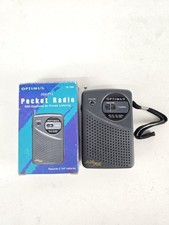 Optimus AM FM Personal Stereo Radio Model 12-794 - Tested Working