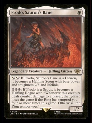MTG - Frodo, Sauron's Bane Universes Beyond: The LTR #18 Rare LP