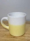 Vintage Hazel Atlas Yellow Ombre Milk Glass Mug Coffee Cup Replacement