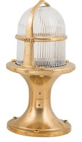 Messing Stehlampe Klein H:28Cm Maritim Garten Weg Santorin AußEnlampe Laterne