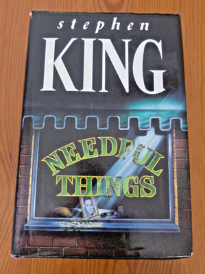 Stephen King Needful Things Hardcover Book Good Condition Vintage