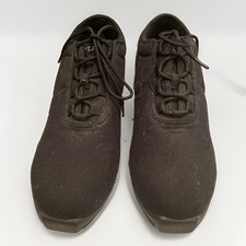 Capezio Black Canvas Adult Dansneaker Split Sole Jazz Dance Shoe Sz 13 DS03 USED