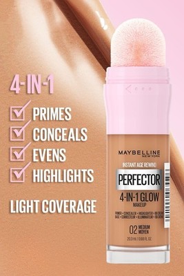 Maybelline 4-in-1 Glow Perfector 20ml New Sealed Shade 01 Light