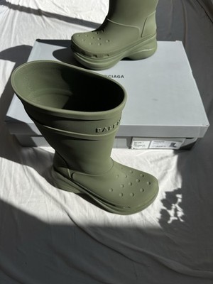 Balenciaga Croc Boots Green. Retail $850 | eBay display picture 3
