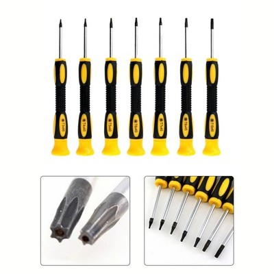 7 Stück T3 T4 T7 T8 T10H Sechskant für Torx Bits für Handy PAD PC Wartung