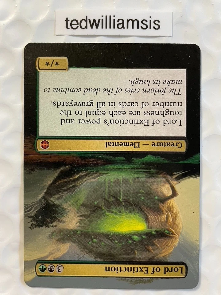 Lord of Extinction MtG Alara Reborn Altered Art Extended & Borderless - Image 4 of 4