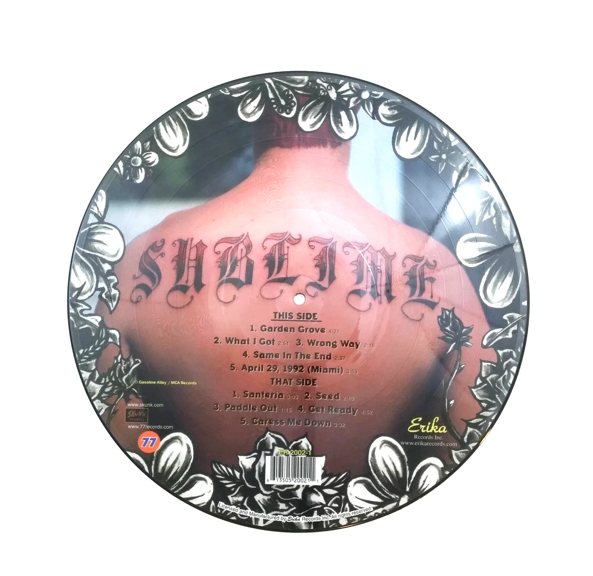 Sublime Picture Disc Vinyl Records for sale - eBay