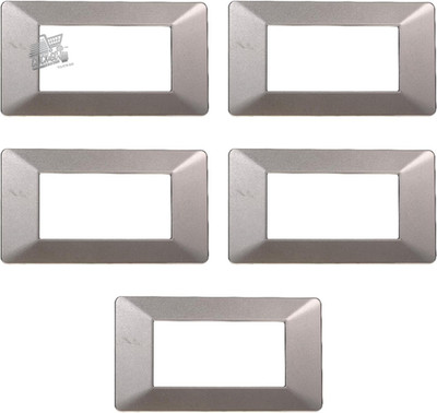5 Plates Compatible Vimar Plana 4 Seater Modules Civil Series Technopolymer Tita