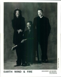 Press Photo: EARTH WIND & FIRE 8x10 B&W
