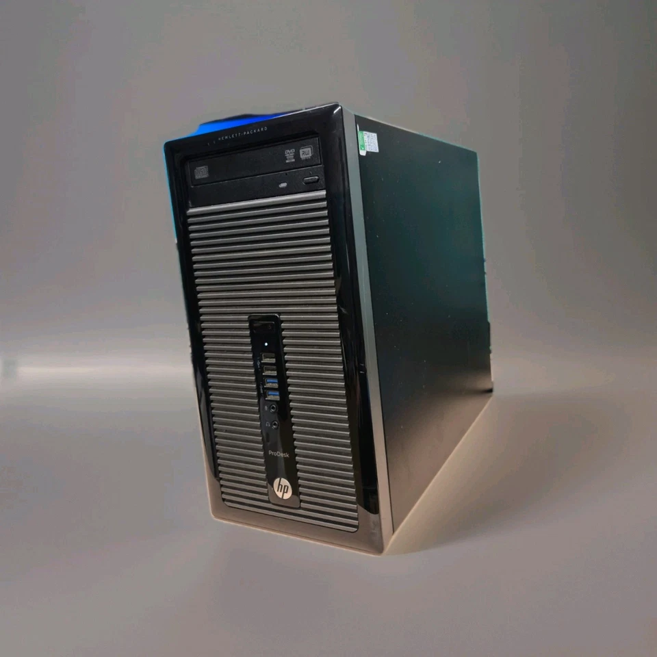 WIN 10 PRO HP 400 G1 MT Tower PC Intel Pentium 3GHz 8GB RAM 466GB SSD Reset - Image 4 of 4
