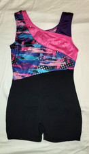 FREESTYLE DANSKIN GIRLS LEOTARD UNITARD BIKETARD SIZE 4/5