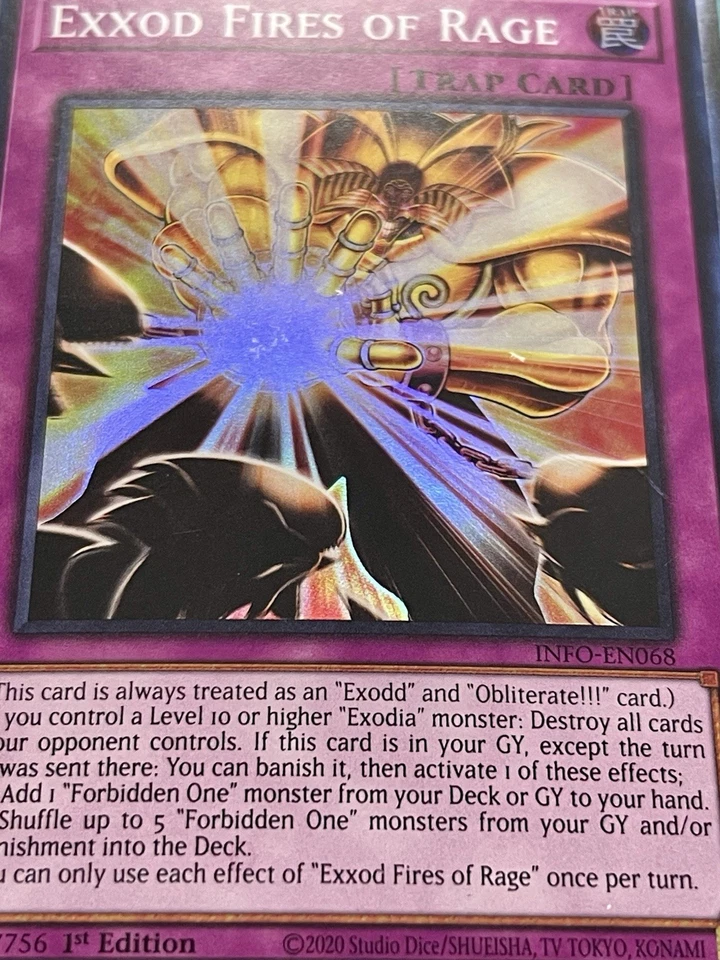 Exodia Full 5 Piece Set + Incarnate + Obliterate!!! + Blaze + Rage  | YuGiOh! - Image 2 of 4