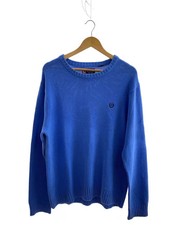 CHAPS Knit Sweater (Thick) XL Cotton BLU