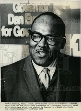 1968 Wirephoto Seattle-Art Fletcher Candidate Nomination Lt Governor 10X7.25