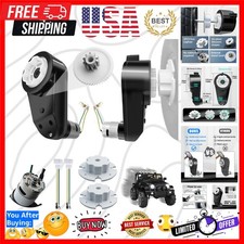 2PCS 24V RS555 35000RPM High-Speed Steel Gears Motor Gearbox for Power Wheels...